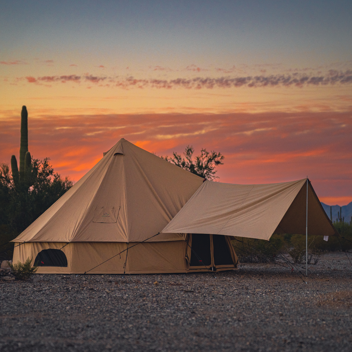 Awning for Bell tents