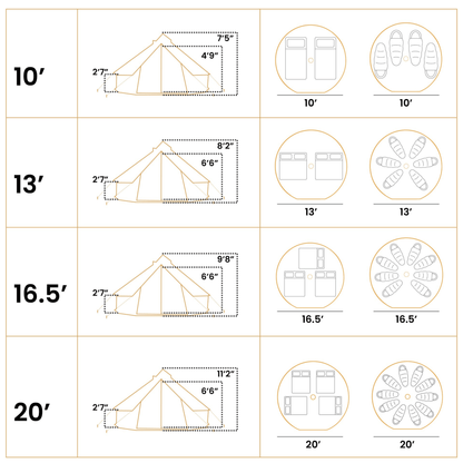 20' Regatta Bell Tent