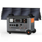 OSCAL PowerMax 3600SE Portable Power Station With 200W Solar Panel, 3600Wh LiFePO4 Battery, Solar Generator optional 200W Solar Panel, 3600W (Surge 7200W) Fast charging Home Backup Battery, Power Supply for Camping, RV