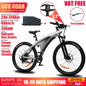 HUANCI Q5 Electric Bike for Adults 2000W Off-road Tire E Bike 48V 20Ah Battery 60KM/H Electric Bicycle for Commuting Long Range