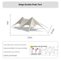 Large Outdoor Canopy Tent Sun Shade Shelter Heavy Duty Waterproof Star Canopy for Camping Backyard Party Wedding Party