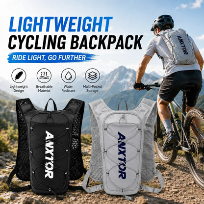 Ultralight 5L Trail Running Backpack Hydration Vest For Marathon Jogging Hiking Cycling, Compatible With Water Bladder