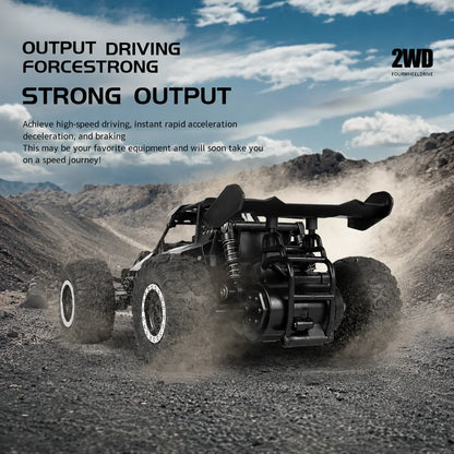 ZNLYRION 1:16 Alloy RC Off Road Car 2.4G Wireless Remote Control High Speed Buggy With LED Light Shock Absorber Kids Toy Racing Vehicle