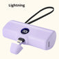 Fast Charging Power Bank Portable Charger External Battery Pack for iPhone Android LED Digital Display 5000mAh Mini Powerbank