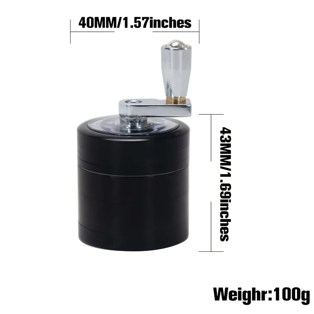 Manual Spice and Nut Grinder – Hand Crank Kitchen Mill