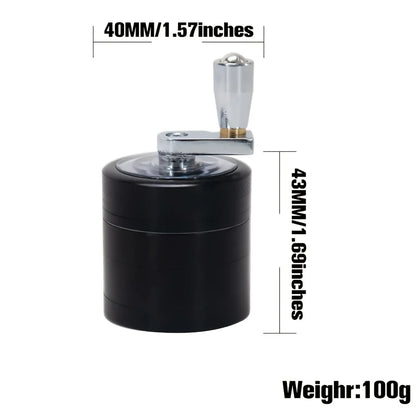Manual Spice and Nut Grinder – Hand Crank Kitchen Mill