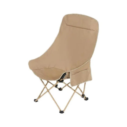 PYH outdoor folding chair with umbrella high back moon chair with ceiling portable fishing camping beach chair