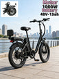 48V13AH detachable battery electric scooter, 20-inch foldable parent-child riding E-BIKE. , 1000W brushless motor electric bicyc