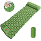 Outdoor Camping Inflatable Mattress Sleeping Pad With Pillows Ultralight Air Mat Built In Inflator Pump Hiking