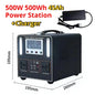500W 220V Portable Power Station 500Wh 461Wh Solar Generator Emergency Power Bank Power Supply for Home Outdoor Camping Stall