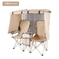 Factory direct sales outdoor leisure beach chair sunshade ice pack double  portable camping chair folding  wholesale