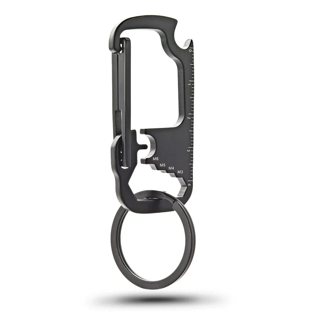 Stainless Steel Personalized Keychains Multifunctional Custom Lettering Keyrings Wrench Tool Bottle Opener Key Chain Ring K421