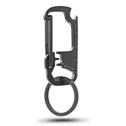 Stainless Steel Personalized Keychains Multifunctional Custom Lettering Keyrings Wrench Tool Bottle Opener Key Chain Ring K421