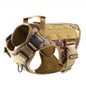 Dog Tactical Harness Vest Pet Dog Harness for Medium Large Dogs  Reflective Dog Harness No Pull with Durable Soft Handle