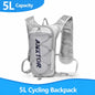 Ultralight 5L Trail Running Backpack Hydration Vest For Marathon Jogging Hiking Cycling, Compatible With Water Bladder