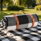 New 80"x 80"Picnic Blanket Extra Large Waterproof and Foldable Beach MatOutdoor for 8 Adults Camping Park Beach Grass Indoors