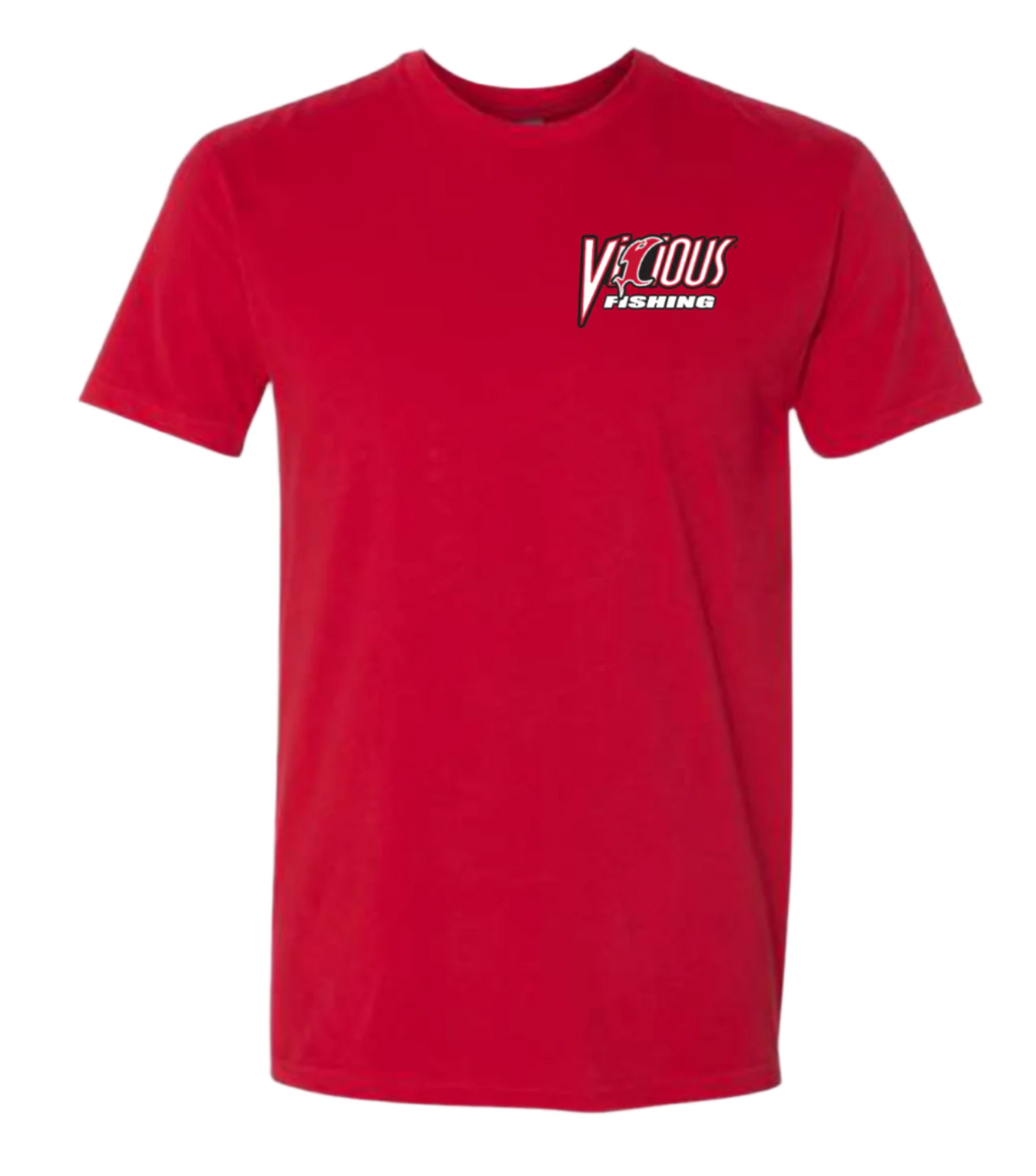 Vicious Classic "Get Vicious" Logo Tee - Premium Red