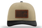 Shut Up & Fish Flag  Patch - Khaki/Black
