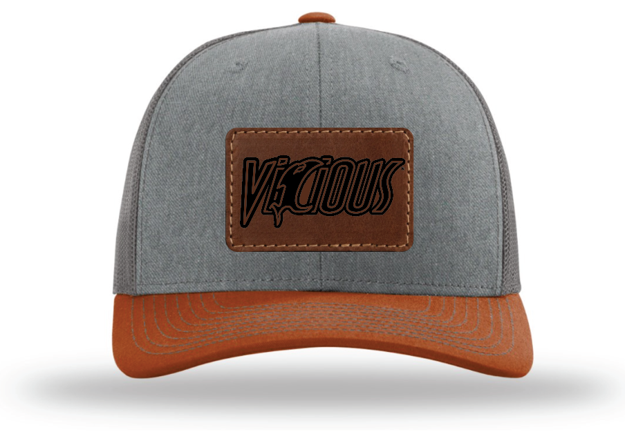 Vicious Logo - Gray/Charcoal/Orange