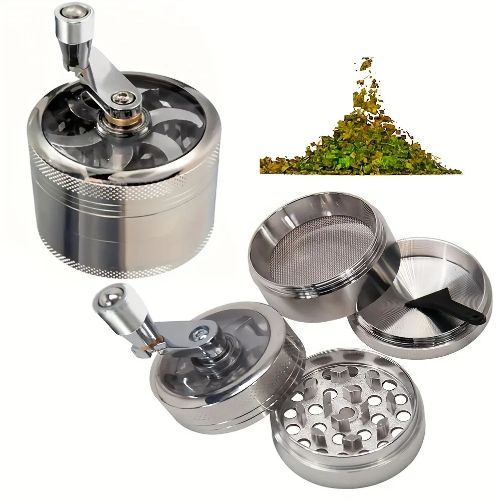Manual Spice and Nut Grinder – Hand Crank Kitchen Mill