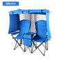 Factory direct sales outdoor leisure beach chair sunshade ice pack double  portable camping chair folding  wholesale