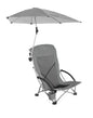 Wholesale Prices Folding Beach Chair With Adjustable Umbrella For Beach Outdoor Folding Chair With Footrest