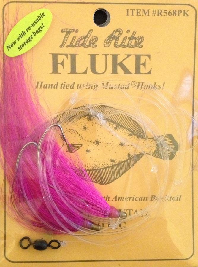 Tide Rite R568 Hi-Lo Wide Gap Hook W/ Bucktail Fluke Rig
