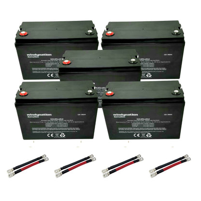 100 Amp-Hour 100ah 12V 12 Volt AGM Deep Cycle Sealed Lead Acid Battery