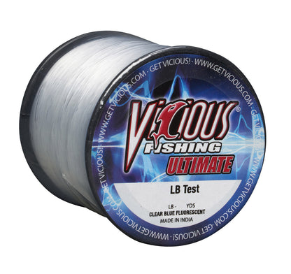 Vicious Ultimate Clear-Blue Fluorescent Mono - 14 Lb Test
