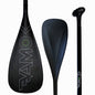 Full Carbon Adjustable or Fixed Paddle with ABS Edge  - SR71 Black