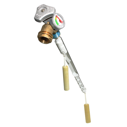Flame King 30lb OPD Service Valve with Float Gauge