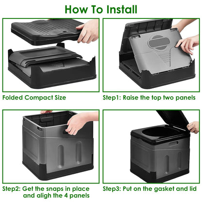 Portable Toilet For Car Camping Boating Hiking Outdoor