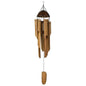 Bamboo Wind Chime Handmade Indoor Outdoor Wall Hanging Wind Chimes Decorations Garden Hanging Decorations Remembrance Condolence Sympathy Gift Wind Chime