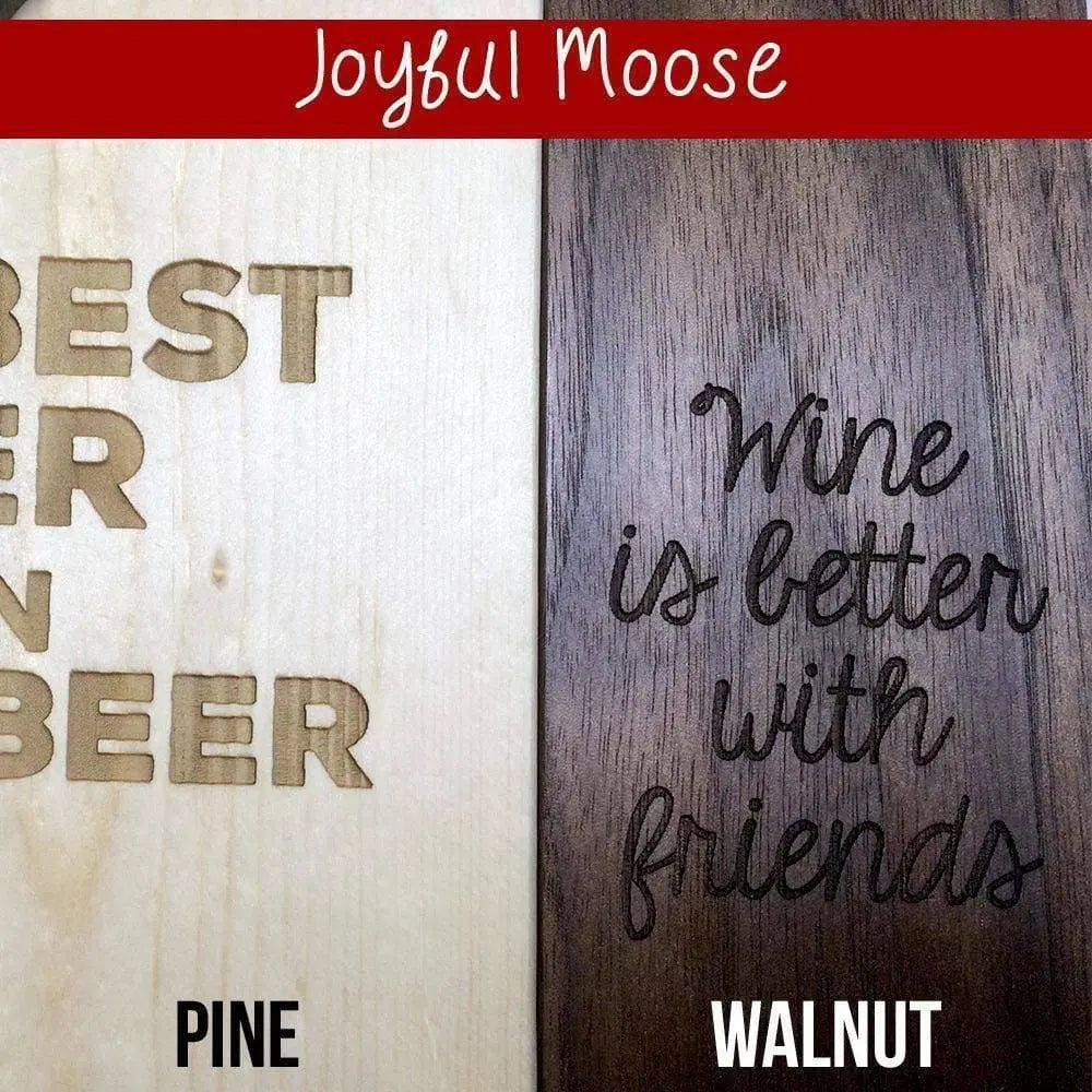 Beer Bottle Opener Sign - Rustic Wooden Decor - Unique Boyfriend Gift - "Best Beer Is An Open Beer"