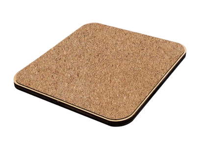 Tropical Fish Coastal Wooden Cork Coasters Gift Set of 4 by Nature Wonders - Coastal Sea-Life Decor - 8198527-2-9C-S4