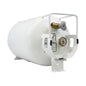 Flame King 30lb Horizontal Propane Cylinder Tank With Valve and Gauge RV Trailer