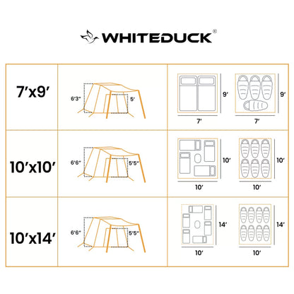 10'x10' Prota Canvas Tent