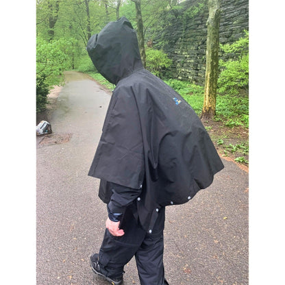 Brella BLACK, Waterproof Poncho, One Size Fits Most